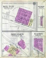 Milton, McLean, Dresden, Easby, Cavalier County 1912